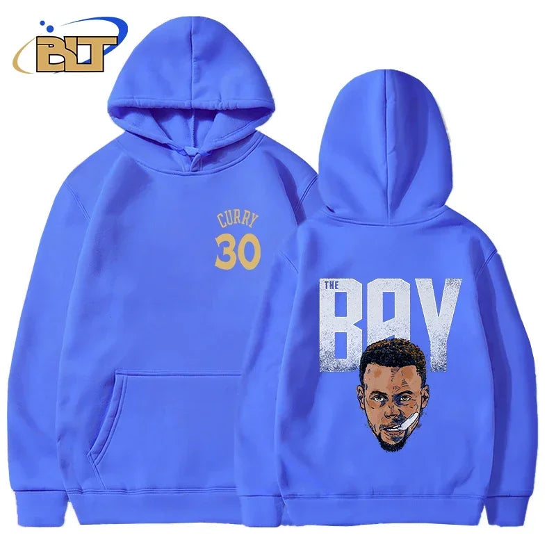 stephen curry adult hoodie plus velvet sports sweatshirt loose large size tops for men and women suitable for fan clothing