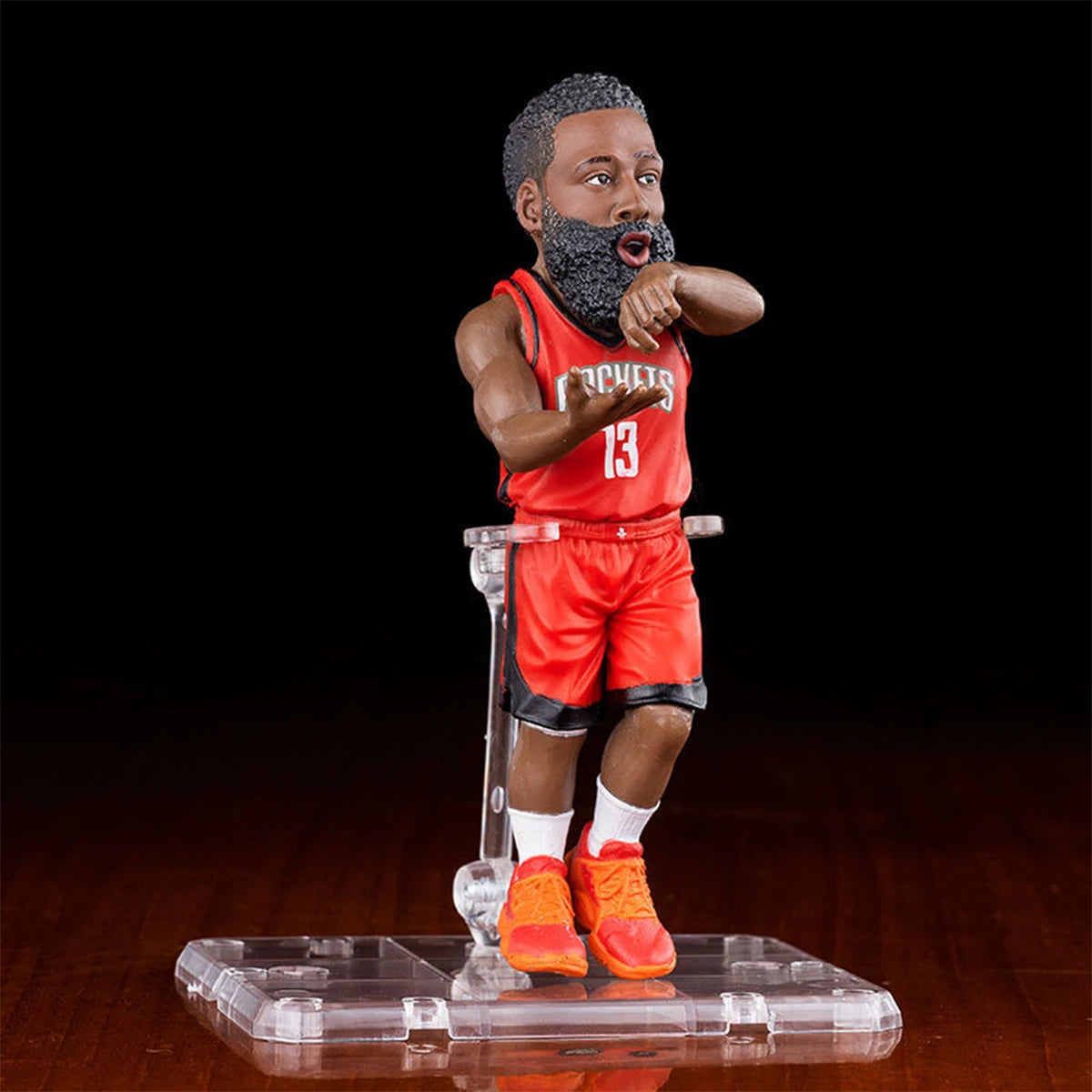 Basketball Super Star Q-Version Action Model Figure Toys Curry LBJ Thompson Harden Ornament Statue Collection