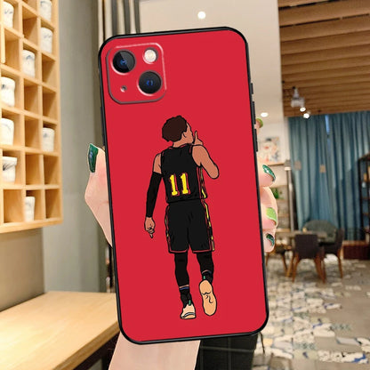 Basketball Player Case For iPhone 14 13 12 11 Pro Max XR XS X 6S 8 7 Plus SE 2020 12 13 Mini Phone Cover