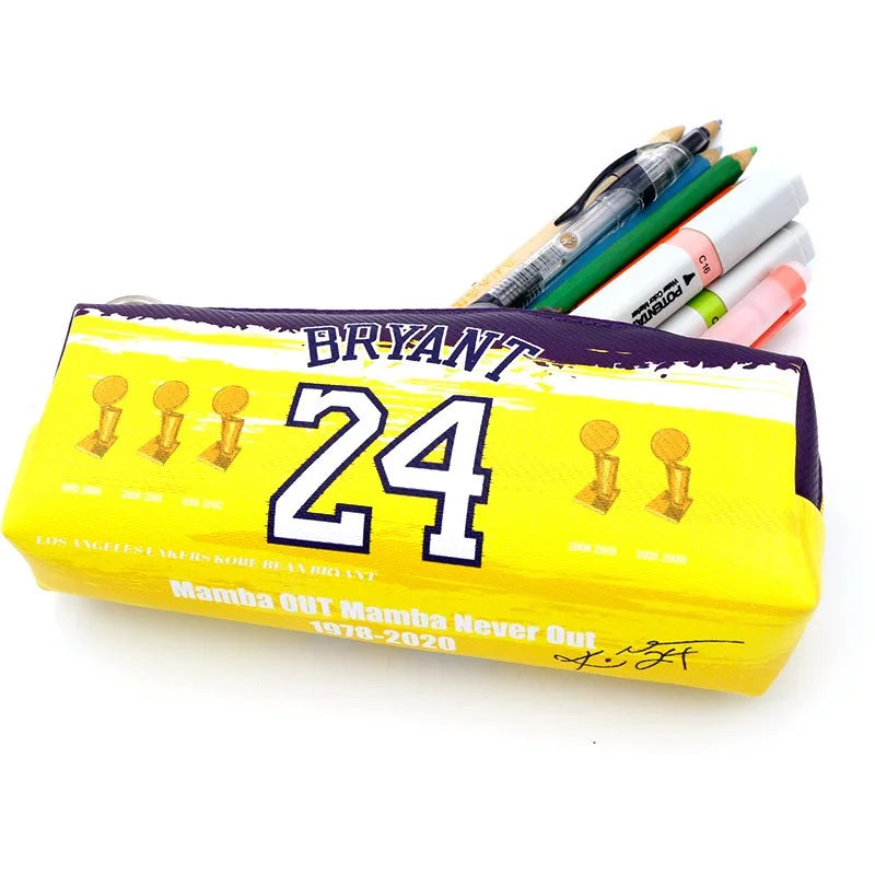 Lakers Warriors Nets Bucks NBA star high-capacity junior high school stationery box creative stationery box