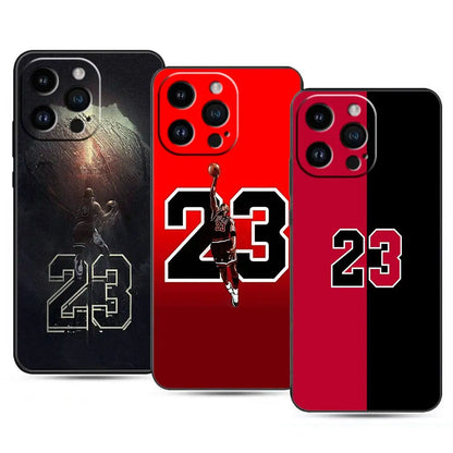 Basketball Sports Brand 23 Funda Coque Case For iphone Apple 14 13 12 11 Pro XS Max Mini X XR SE 8 7 15 6 Plus Case Shell Cover