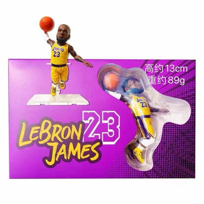 Basketball Association Kobe James Action Figure Basketball Star Black Mamba PVC Collection Thompson Curry Harden Model Toy Gifts