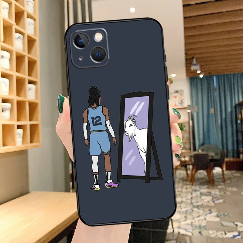 Basketball Player Case For iPhone 14 13 12 11 Pro Max XR XS X 6S 8 7 Plus SE 2020 12 13 Mini Phone Cover