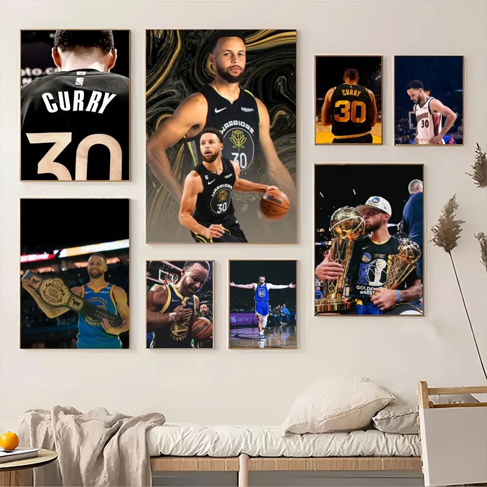 1PC Stephen Curry Poster Self-adhesive