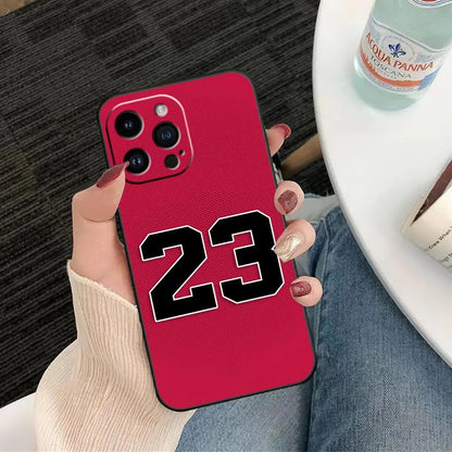 Basketball Sports Brand 23 Funda Coque Case For iphone Apple 14 13 12 11 Pro XS Max Mini X XR SE 8 7 15 6 Plus Case Shell Cover