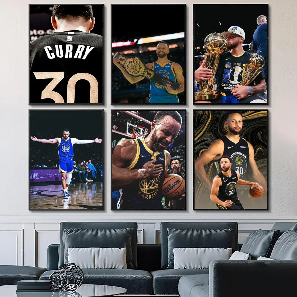 1PC Stephen Curry Poster Self-adhesive