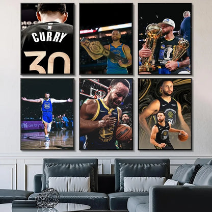 1PC Stephen Curry Poster Self-adhesive