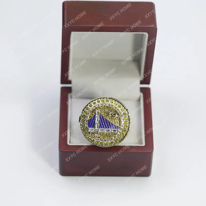 2022 Golden State Warriors No. 30 Curry, championship ring, rotatable switch