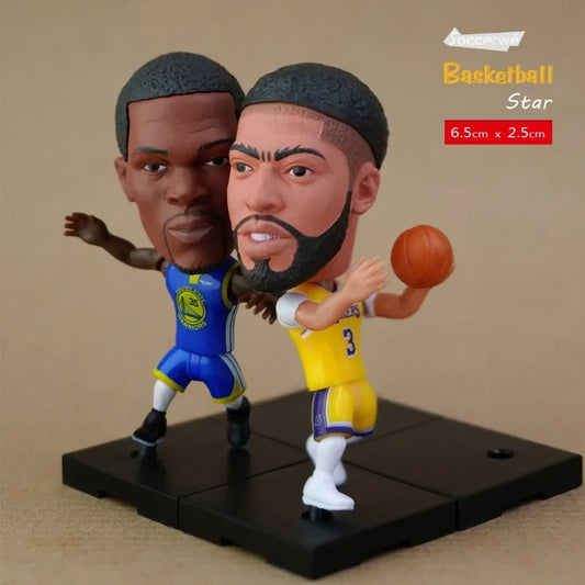 Lakers James Kobe Curry Irving Harden Durant McGrady star figure NBA doll model ornament