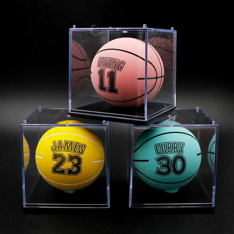 NBA Basketball Star James Kirby Curry Mini Basketball Model Car Ornament Souvenir Cake Decoration