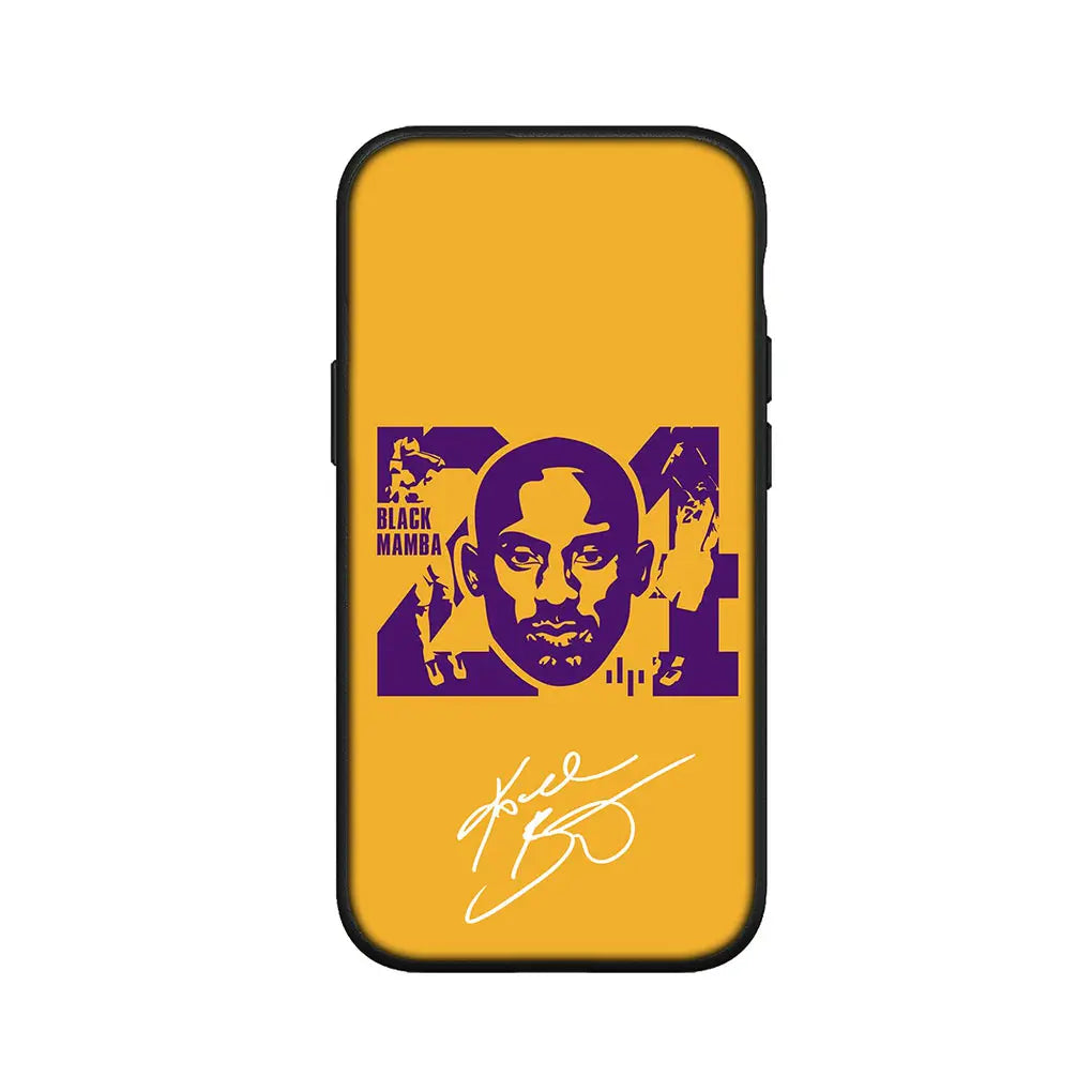 K-Kobe Basketball Star No 24 8 No24 Cover Phone Case for Apple iPhone 15 14 13 12 Mini 11 Pro X XR XS Max 7 8 Plus + 15+ Casing