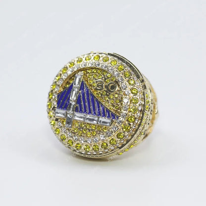 2022 Golden State Warriors No. 30 Curry, championship ring, rotatable switch