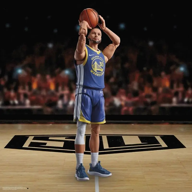 Hasbro NBA Golden State Warriors Action Figure Stephen Curry 6-inch Movable Doll Ornament Accessories Toy